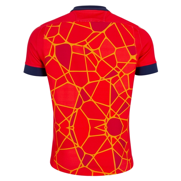Scotland Mens Rugby Training Jersey - Red - 2025 Back