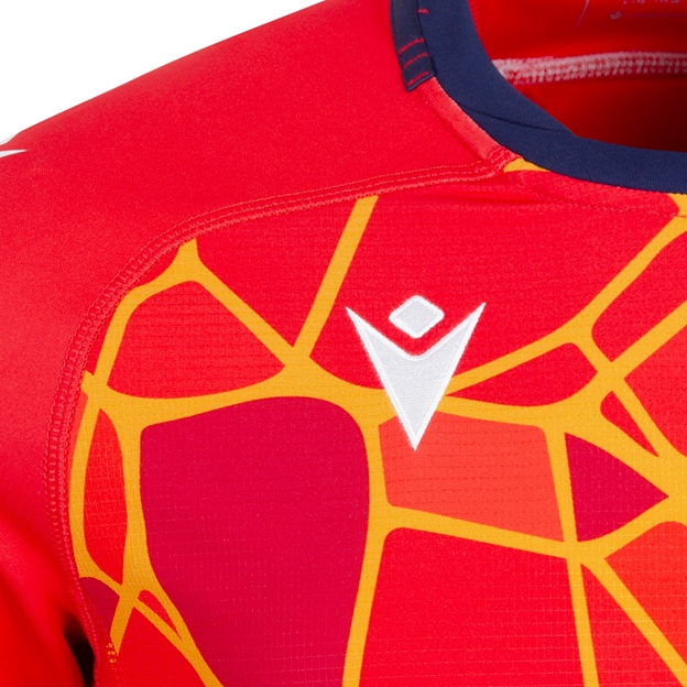 Scotland Mens Rugby Training Jersey - Red - 2025 Macron