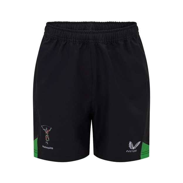 Harlequins Kids Home Rugby Shorts 25/26 - Front