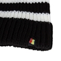 Big Bobble Beanie Hat Black & White - Logo 