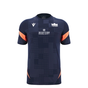 Edinburgh Kids Training T-Shirt 25/26 Navy - Front View