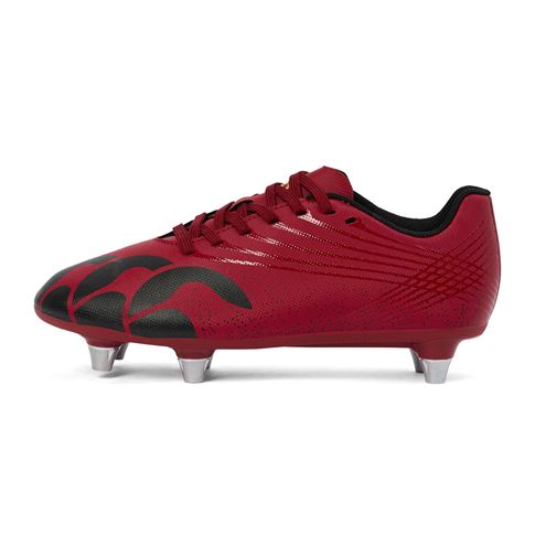 Canterbury Kids Stampede SG Rugby Boots Red - Outstep Canterbury Kids Stampede SG Rugby Boots Red - Outstep