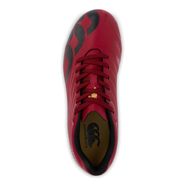 Canterbury Kids Stampede SG Rugby Boots Red - Top