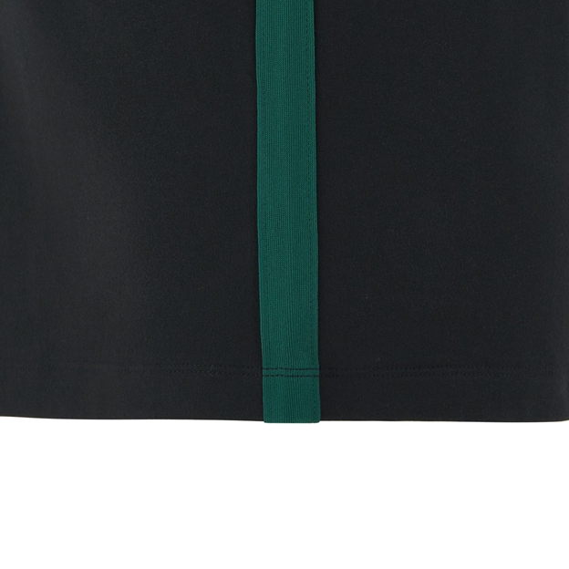 Wales Mens Travel T-Shirt 26/27 Black - Seam Detail