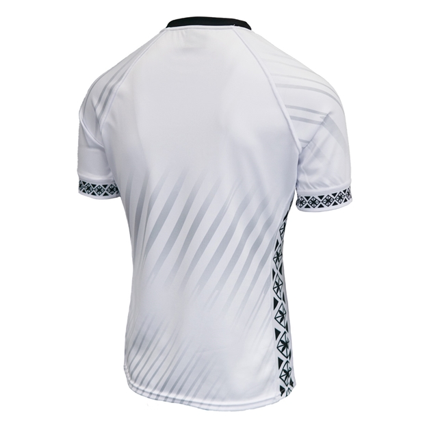 Fiji Mens WRWC 2025 Home Rugby Shirt White - Back
