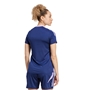 France Womens Performance Tee 25/26 Blue - Model Back 