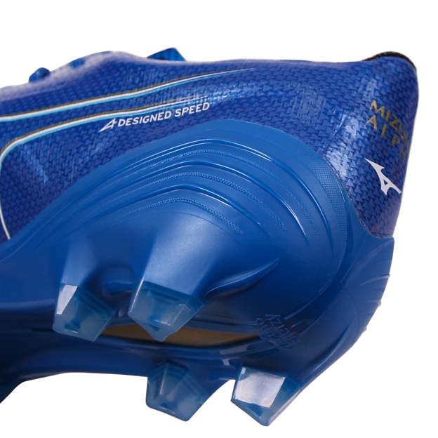 Mizuno Adults Alpha Elite Firm Ground Boots - Blue