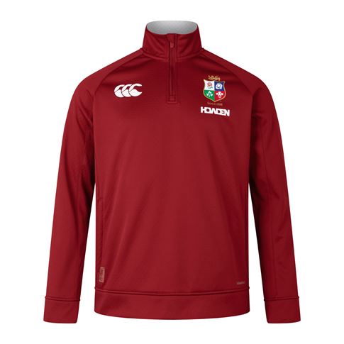 Saints Rugby Adult's Red / Black Photon Mens 1-4 Zip Jacket