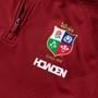 British and Irish Lions Mens 1/4 Zip Fleece Red - Badge 