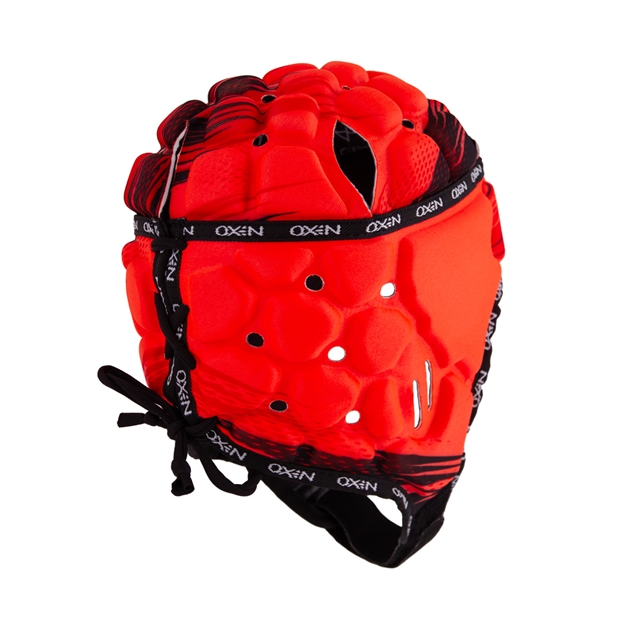 Oxen Adults DNA Headguard Orange Blaze - Back View