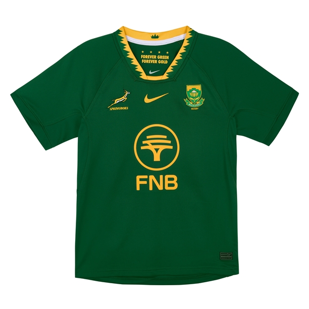 South Africa Springboks Womens Home Stadium Jersey 25/26 - Flat