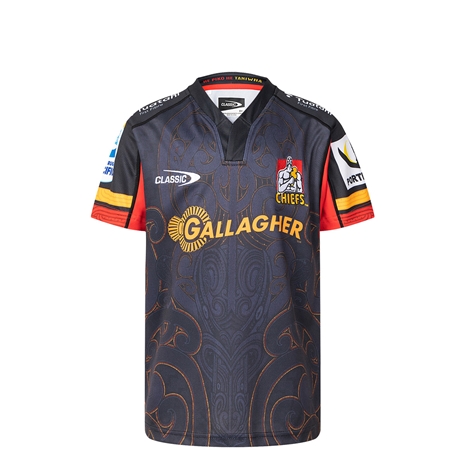 Chiefs Kids Home Rugby Shirt Short Sleeve 2025 - Front