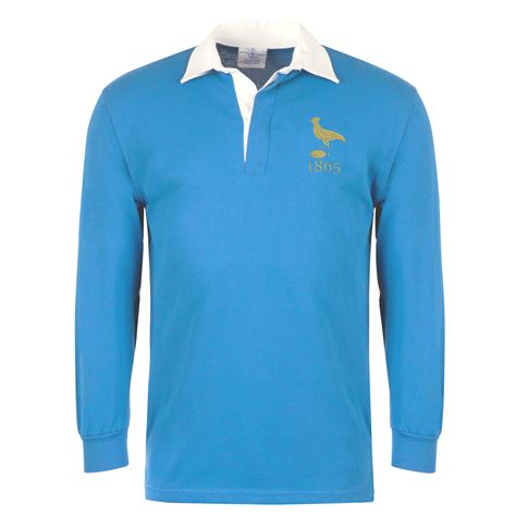 Uruguay Mens 1865 Origins Classic Rugby Shirt – Sky