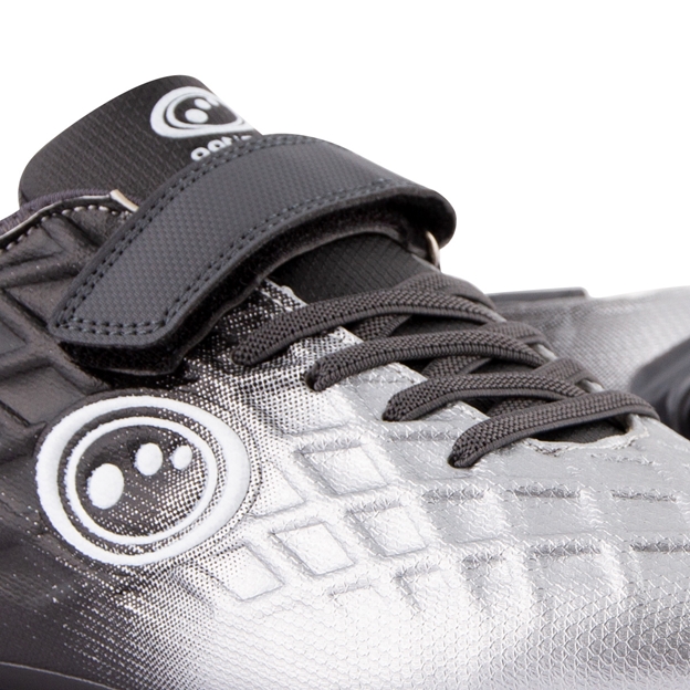 Optimum Kids Ignisio Velcro SG Rugby boots Black and Silver - Velcro