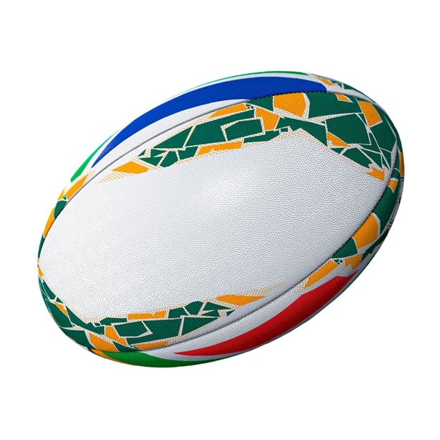Gilbert South Africa Flag Supporters Rugby Ball 25/26 - Back