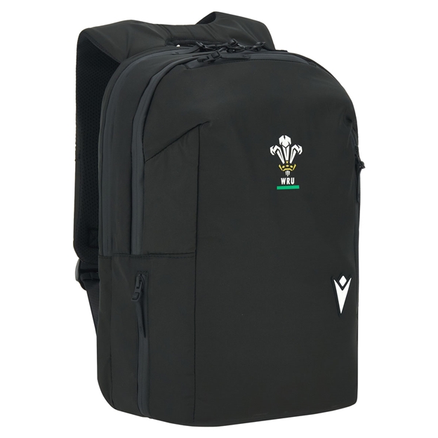 Wales Adults Backpack 26/27 Black - Front View