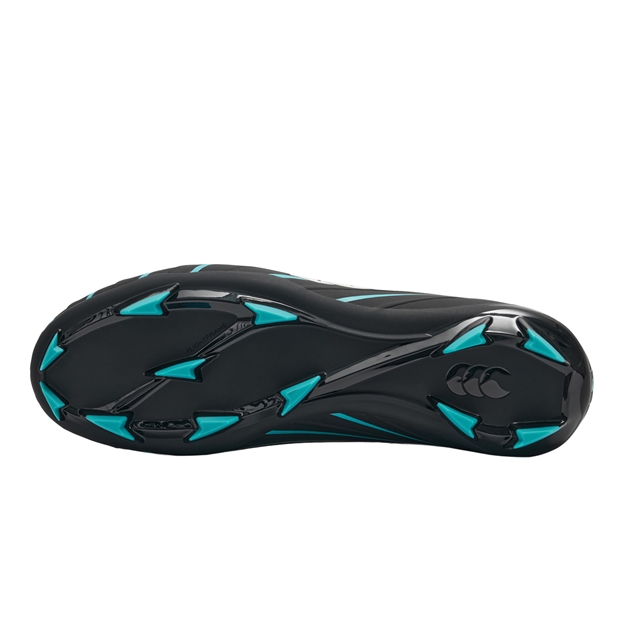 Canterbury Adults Speed Falcon 2.0 Pro Firm Ground Rugby Boots Jet Black - Soleplate View