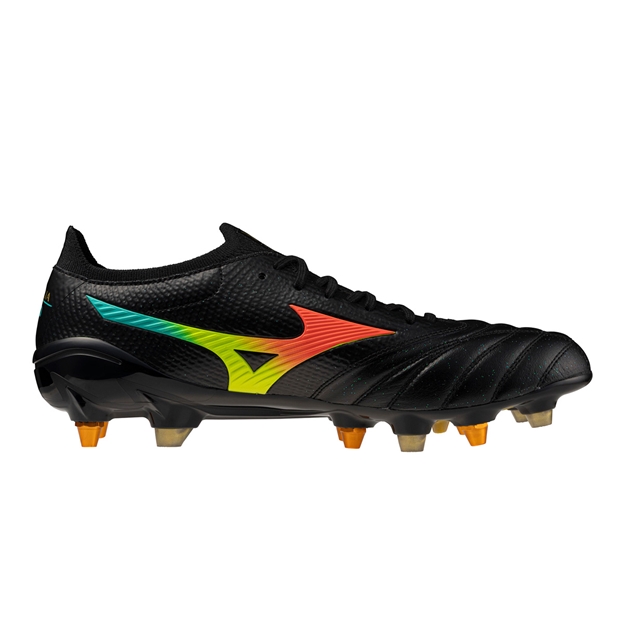 Mizuno Adults Morelia Neo V β Japan MIX Soft Ground Rugby Boots Black - Instep View