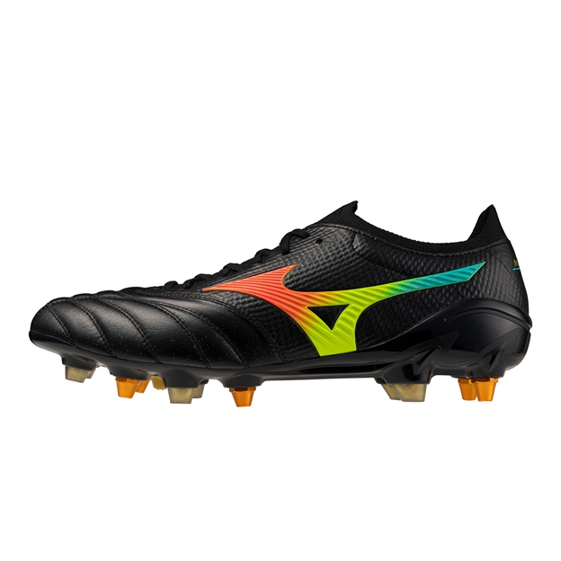 Mizuno Adults Morelia Neo V β Japan MIX Soft Ground Rugby Boots Black - Outstep View