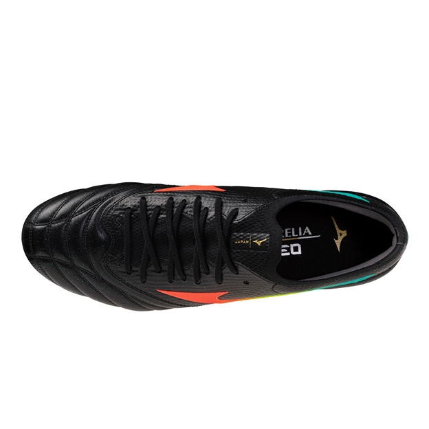 Mizuno Adults Morelia Neo V β Japan MIX Soft Ground Rugby Boots Black - Top View