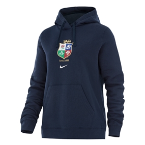 British & Irish Lions Womens Travel Hoodie 2027 - Obsidian - Front