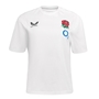England Womens Travel Short Sleeve Tee 25-26 Bright White - Front 