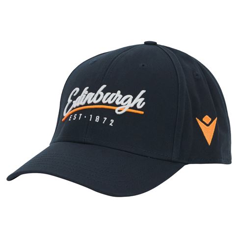 Edinburgh Baseball Cap 25/26 Navy - Front Edinburgh Baseball Cap 25/26 Navy - Front