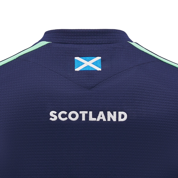Scotland Junior Round Neck Training Top - 2025 - Back Close Up