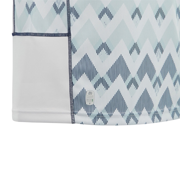Scotland Kids Away Rugby Shirt 26/27 White Sand and Navy - Official Licensed Product Close-up