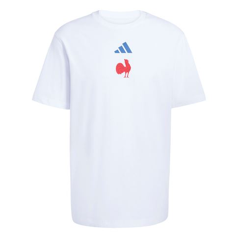 France Mens Fanwear T-Shirt White - Front View