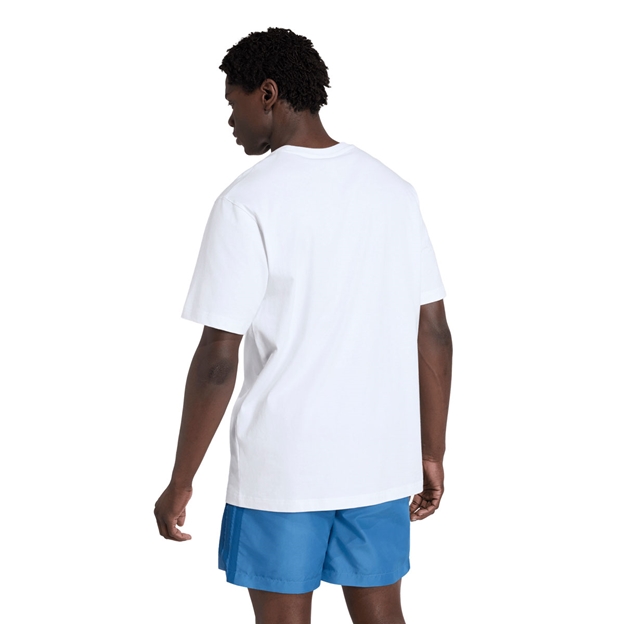 France Mens Fanwear T-Shirt White - Model Back View