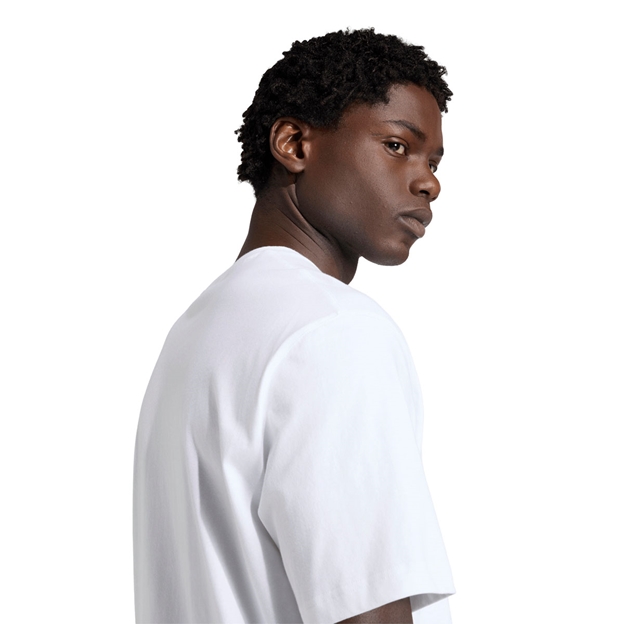France Mens Fanwear T-Shirt White - Model Shoulder Detail
