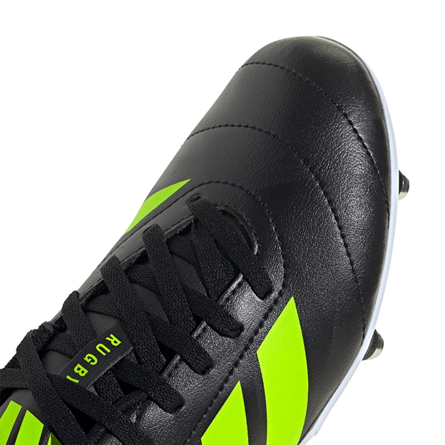 adidas Kids Soft Ground Rugby Boots Black - Toe