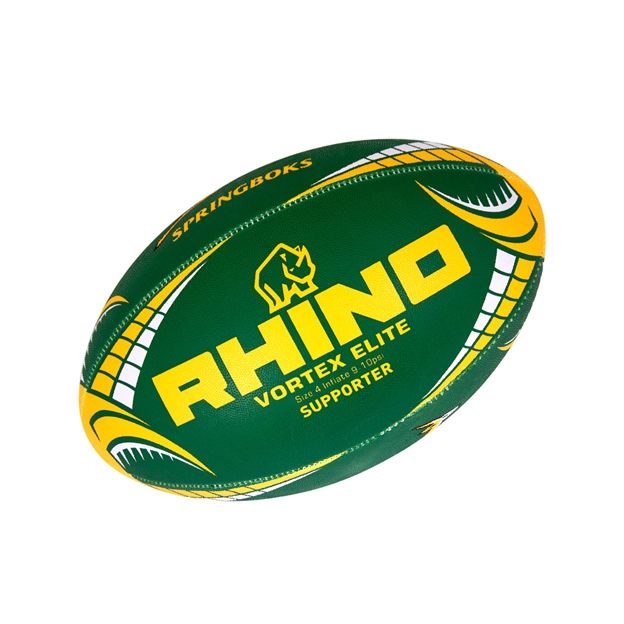 South Africa Supporters Ball Green/Gold/White Size 4 - Back
