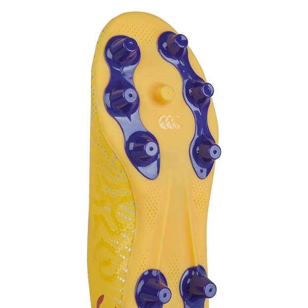 Canterbury Kids Speed Infinite Team Firm Ground Rugby Boots - Yellow