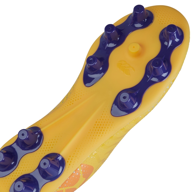 Canterbury Kids Speed Infinite Team Firm Ground Rugby Boots - Yellow