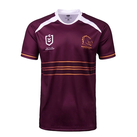 Brisbane Broncos Kids Supporter Shirt 2025 Maroon - Front