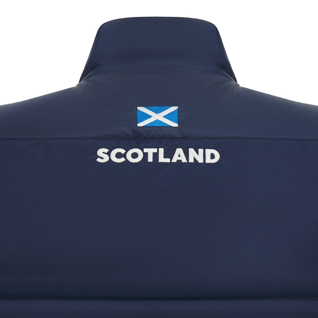 Scotland Mens Padded Gilet - 2025 - Back Close Up