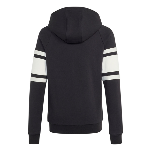 All Blacks Kids Leisurewear Full Zip Hoodie 26/27 All Black - Back View