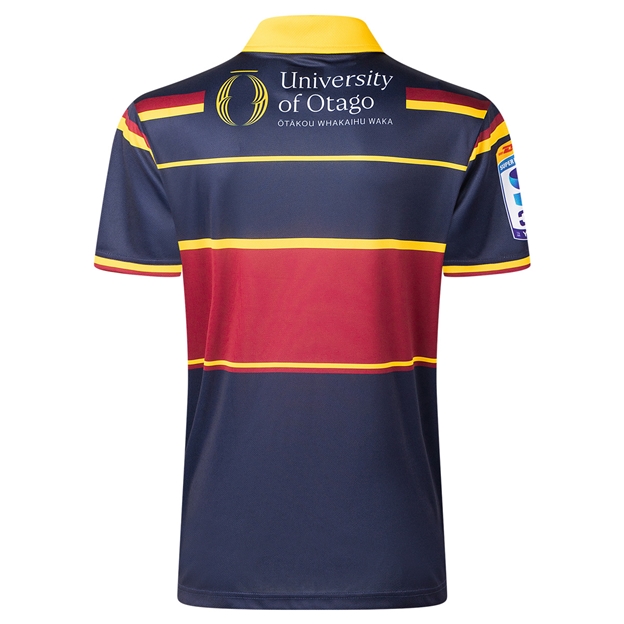 Highlanders Mens Home Rugby Shirt 2026 Navy - Back View
