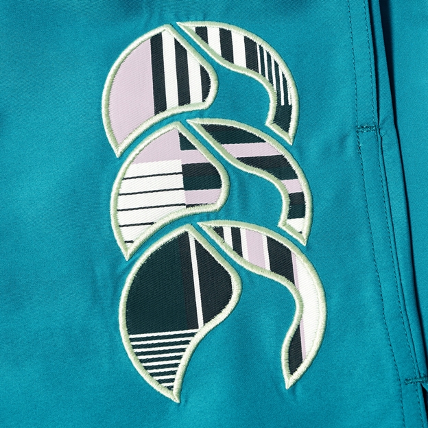 Canterbury Womens Uglies Tactic Shorts Navy - Uglies Embroidery Close-up