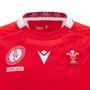 Wales Womens WRWC 2025 Home Rugby Shirt Red - Collar 