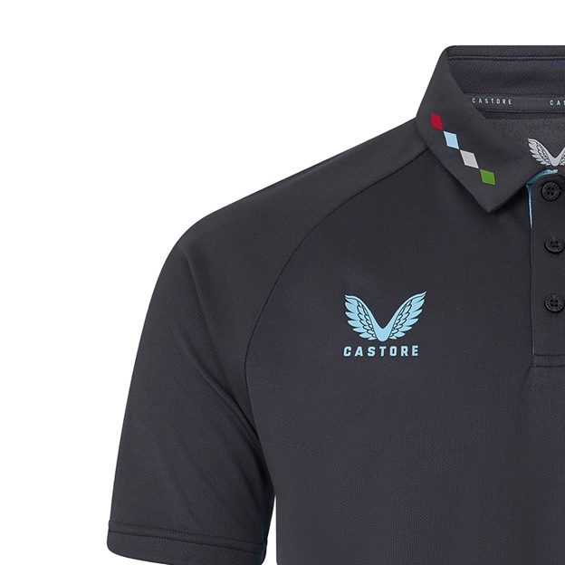 Harlequins Mens Presentation Polo 25/26 Ebony - Castore