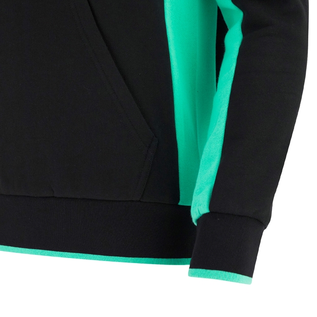 Ospreys Kids Travel Hoodie 25/26 Black - Sleeve Close-up