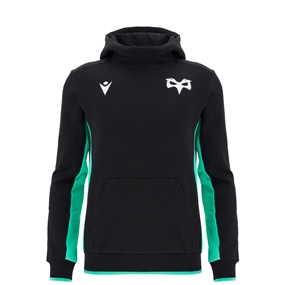 Ospreys Kids Travel Hoodie 25/26 Black - Front