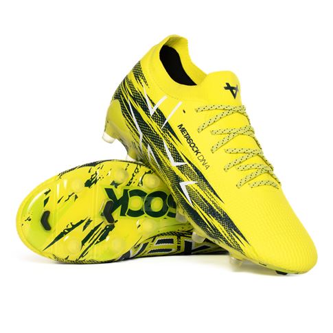 Oxen Adults Metasock All Ground Rugby Boot Yellow Flare - Front