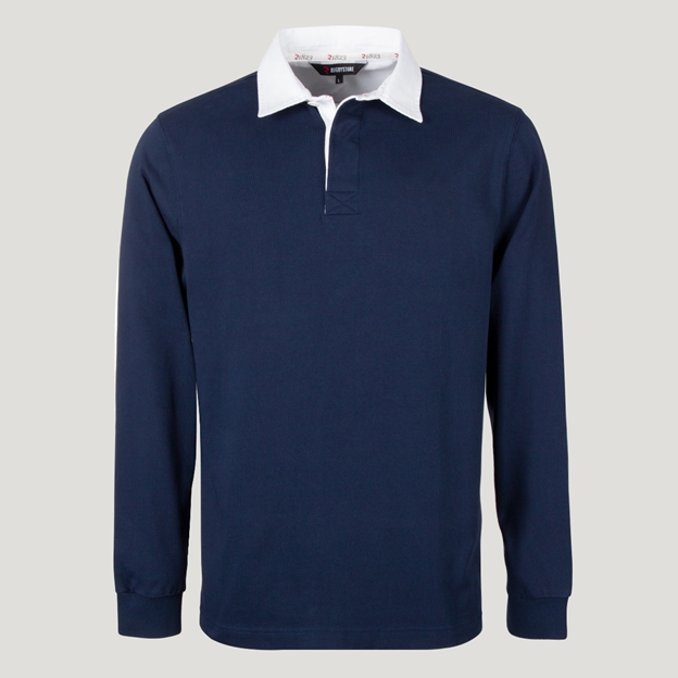Rugby 1823 Mens Rugby Shirt - Long Sleeve - Navy