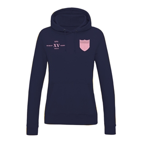 Womens World Cup USA Womens Classic Hoodie Navy - Front
