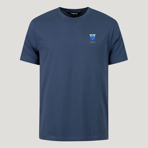 Samoa 1924 Pure Cotton T-Shirt – Petrol Blue