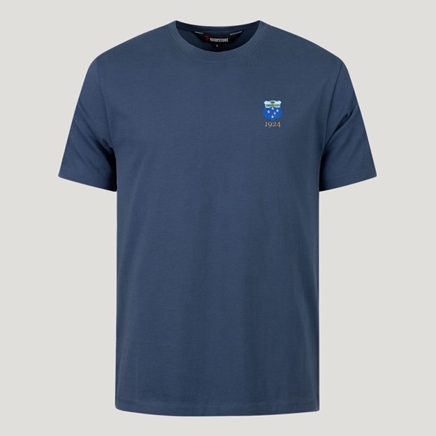Samoa 1924 Pure Cotton T-Shirt - Petrol Blue